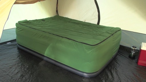 Guide Gear Queen Air Bed Fitted Cover / Sleeping Bag Green - image 1 from the video